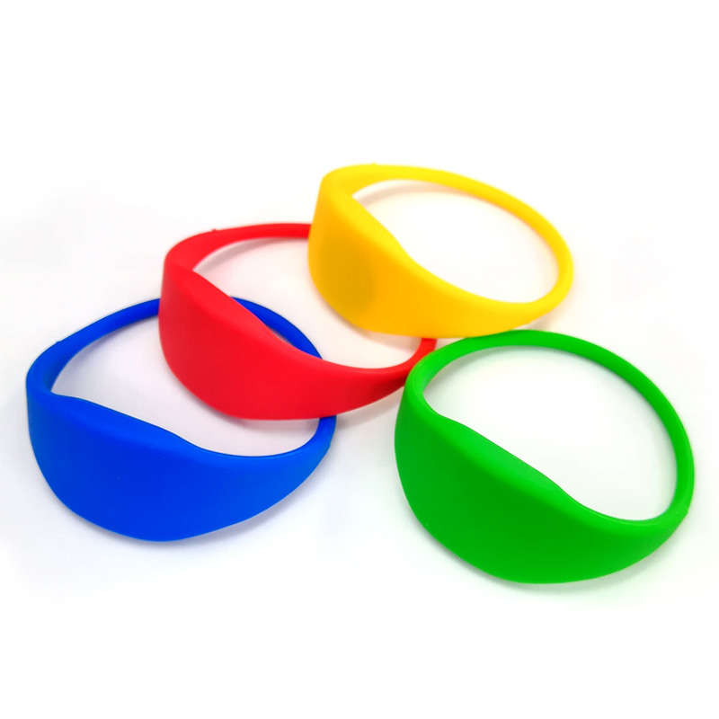 自定义个性化徽标13.56MHz/125kHz硅胶儿童识别腕带手链上学