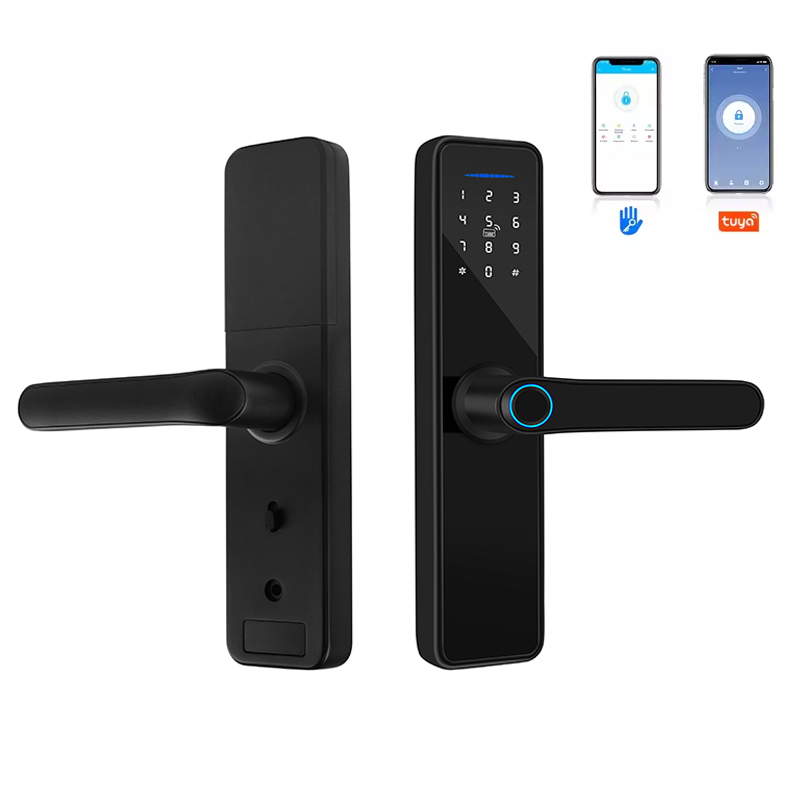 Tuya智能数字门锁无钥匙，用指纹RFID FECHADURA ELETRONION用于家庭遥控门锁