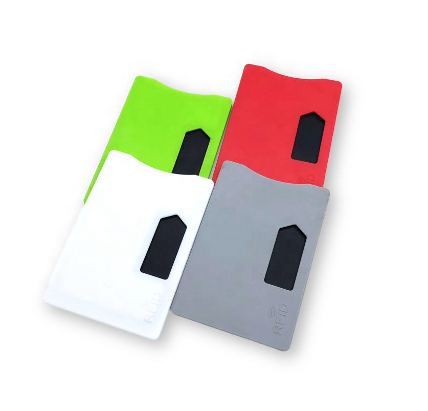 Maxsus logotip Bloklangan yengli ABS Rfid blokirovka qiluvchi biznes kredit karta egasi hamyonlari