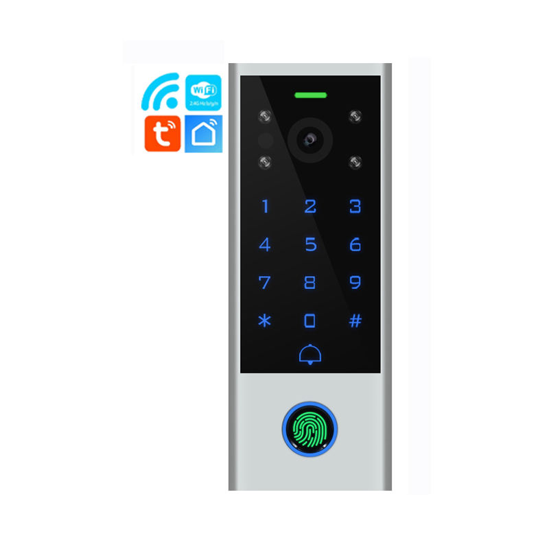 Tuya 스마트 원격 제어 Wi -Fi 이중 비디오 인터콤 지문 액세스 제어 시스템