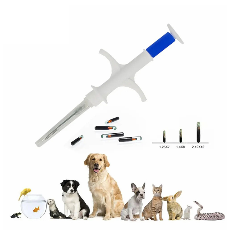 2.12x12mm FDX-B RFID Dog Micro Chip Animal ID Microchip Horse Ng'ombe Ng'ombe Kipenzi Chip