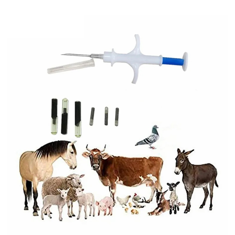 RFID Animal Microchip Pet Id Chip Sindano Inayoweza Kupandikizwa kwa Mifugo Tambua