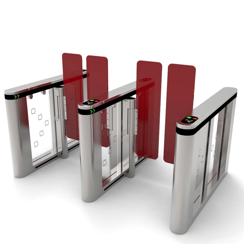 Speed Gate Turnstile a Cess Control for a Gym or Tripod Turnstile With Facial Dynamic Fingerprint Reader