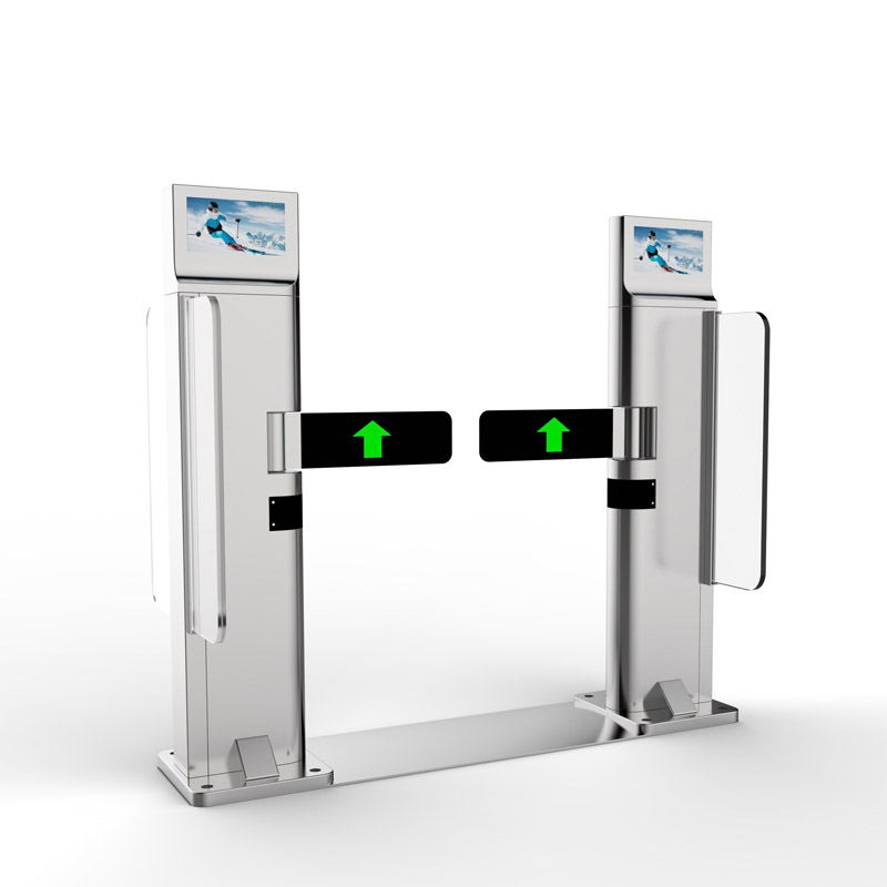 New Waterproof Smart Entrance Control Flap Barrier Gate High Speed Security Swing Turnstile