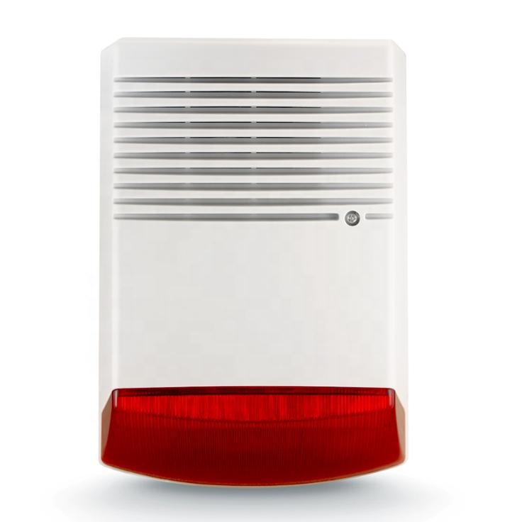 뜨거운 판매 시끄러운 스피커 빨간색 스트로브 야외 사이렌 깜박이는 빛으로 방수 야외 화재 스트로브 사운 더 사이렌