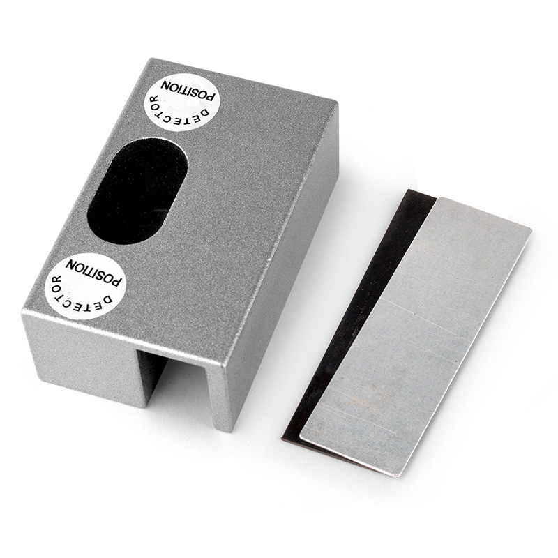Fornecedor de fábrica na China Suporte de liga de alumínio durável de alta resistência de 70 mm para suporte de trava de parafuso elétrico de porta de vidro sem moldura