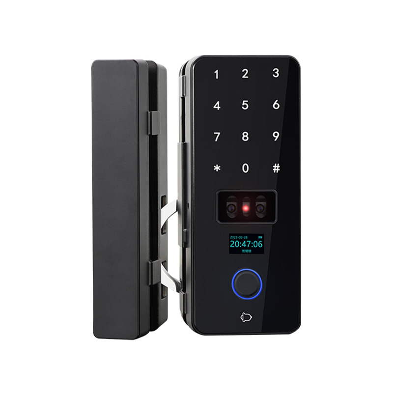 China Factory Supplier Hook Bolt Smart Locks Pagkilala sa Mukha Fingerprint Password Key App Control Wood Glass Door Locks