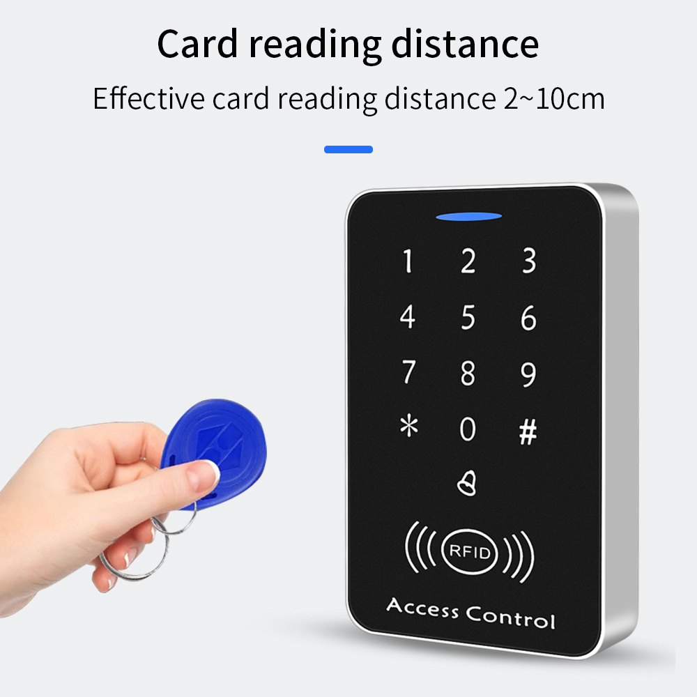 Fornecedor de fábrica na China Anti-cópia Clone RFID Controle de acesso Anti-jamming Sistema de fechadura de porta de proximidade de longa distância por indução