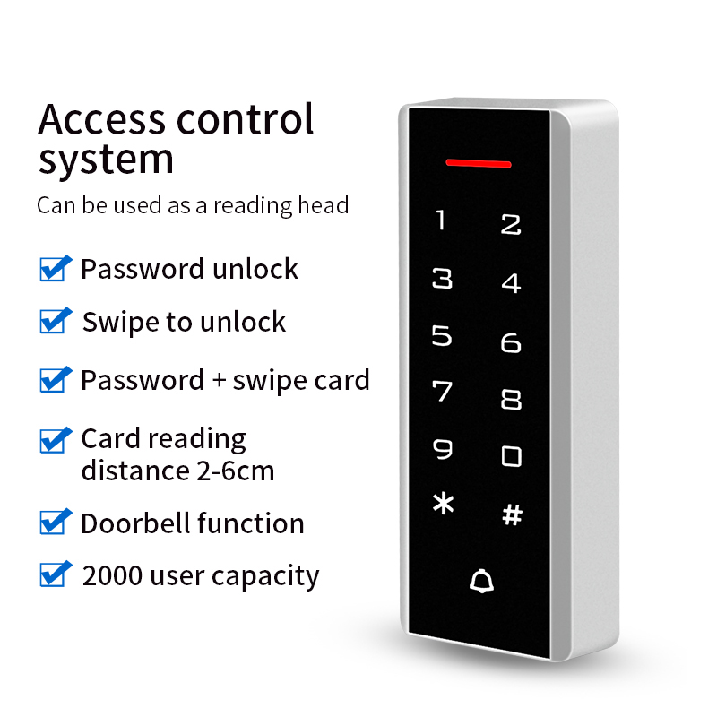 الصين 125 كيلو هرتز RFID التحكم في الوصول لوحة المفاتيح Wiegand تحكم الإخراج الموردين