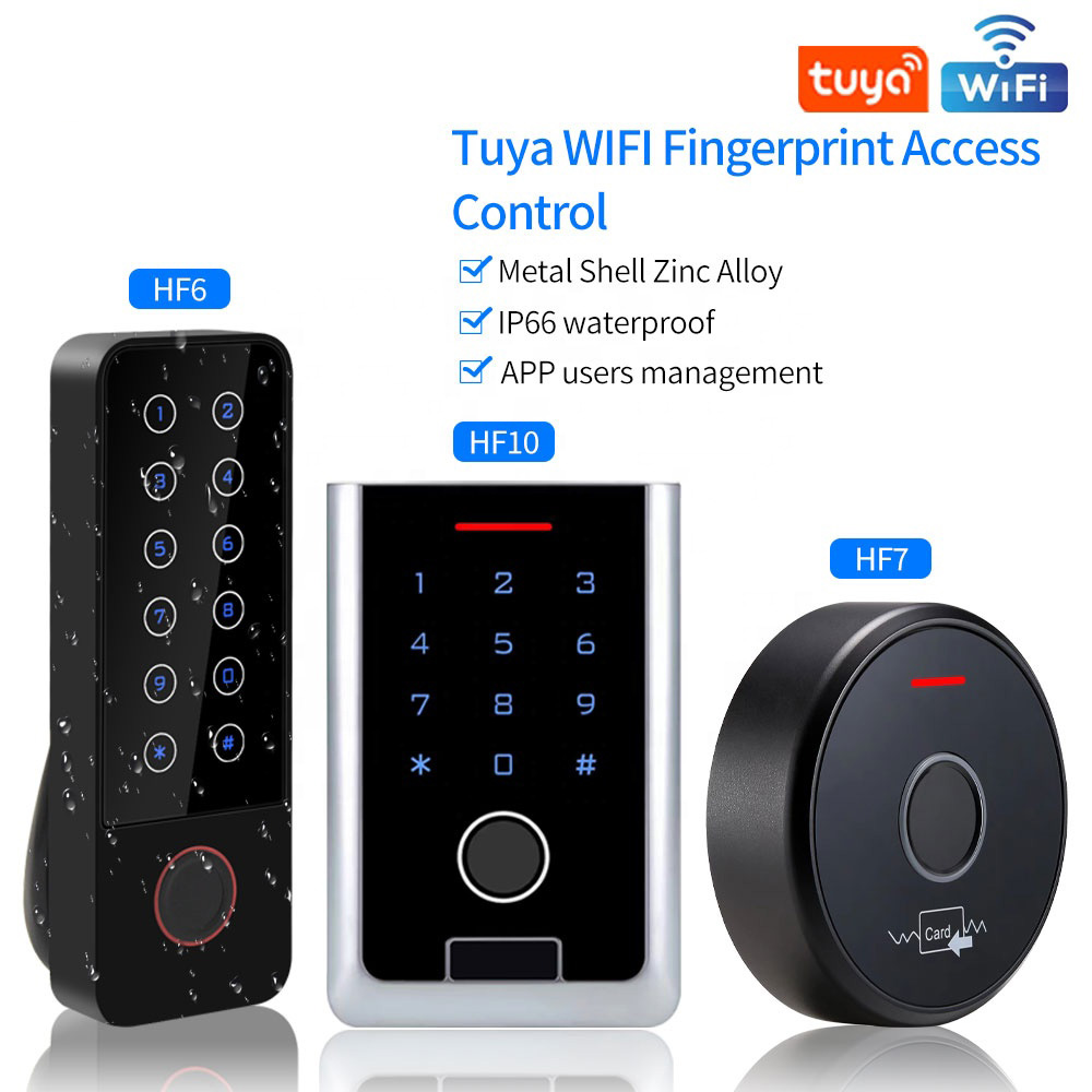 Xitoy Tuya WiFi barmoq izi RFID kirishni boshqarish klaviaturasi ishlab chiqaruvchilari