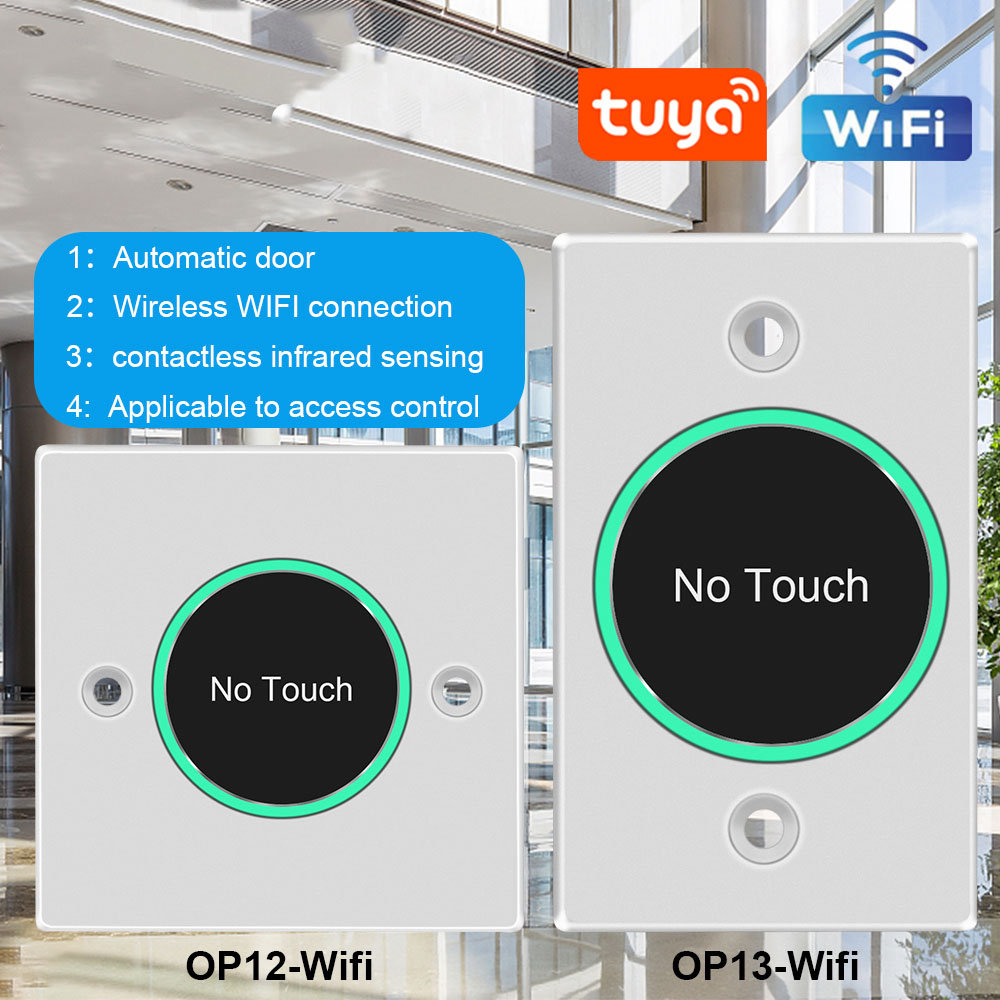 Goldbridge Smart Access Control жүйелеріне арналған Tuya WiFi сенсорсыз шығу түймешігін ұсынады