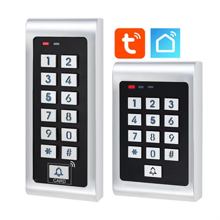 Китайський заводський постачальник Tuya WiFi Smart Access Control IP66 Водонепроникна цифрова клавіатура RFID APP Дистанційна система входу для дому та офісу