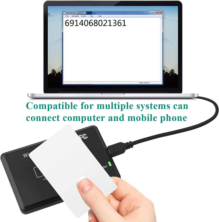 قارئ NFC/UHF USB RFID