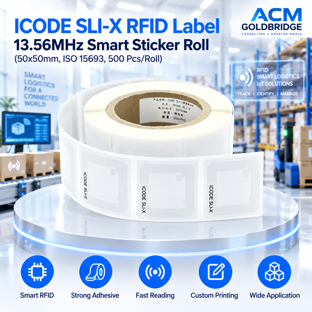 High-frequency 13.56MHz ISO15693 programmable RFID sticker tags with waterproof design for smart library book management.