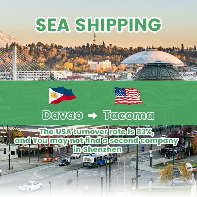 Freight forwarder Sea freight from Philippines to USA cheap shipping agent in China  logistics company