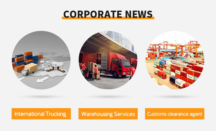 shipping agent of truck from china to usa road trucking cargo shipping transportation Inland Trucking from Factory 