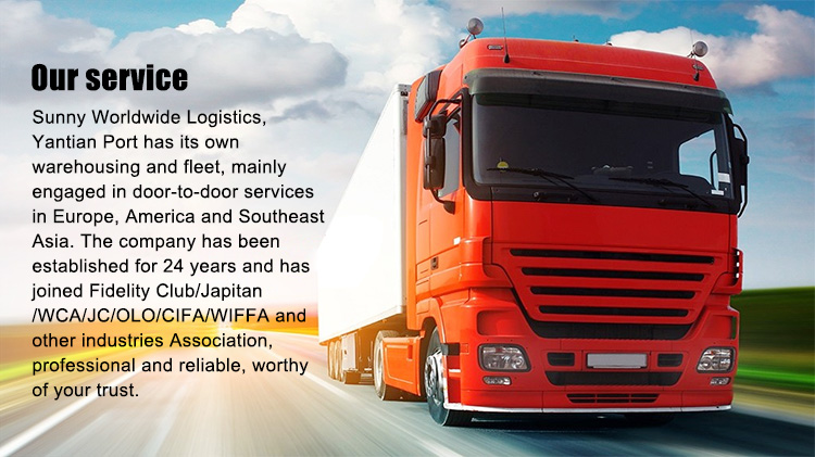 shipping agent of truck from china to usa road trucking cargo shipping transportation Inland Trucking from Factory 