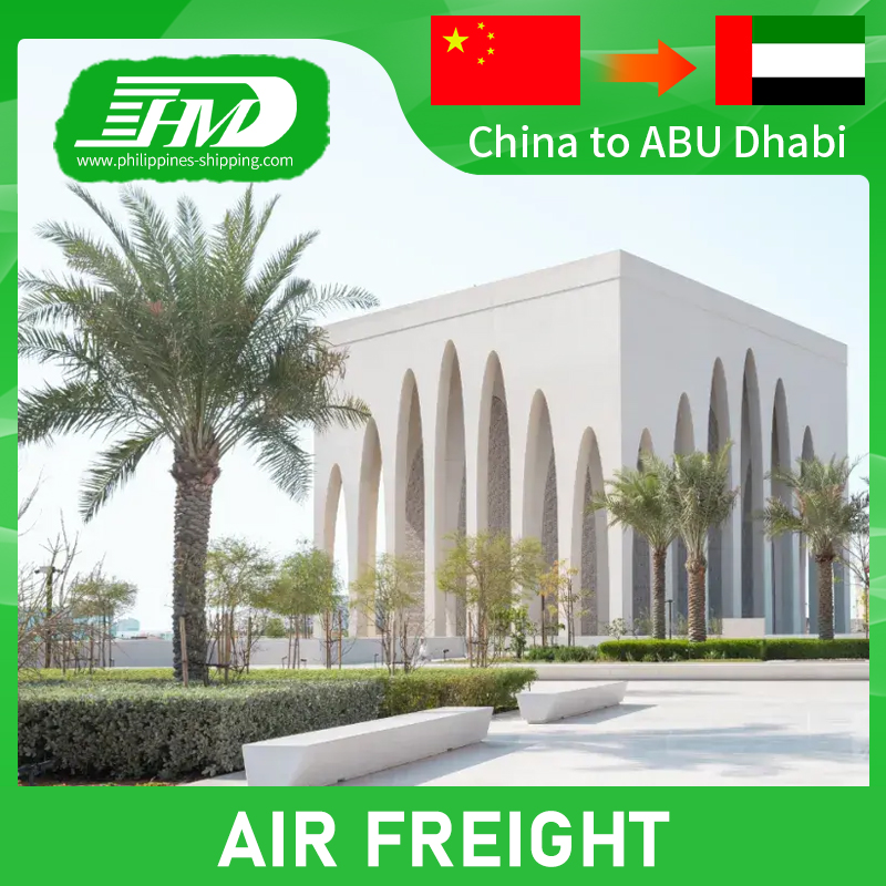 Air shipping freight forwarder from China to ABU Dhabi warehouse in shenzhen door to door services DDP DDU