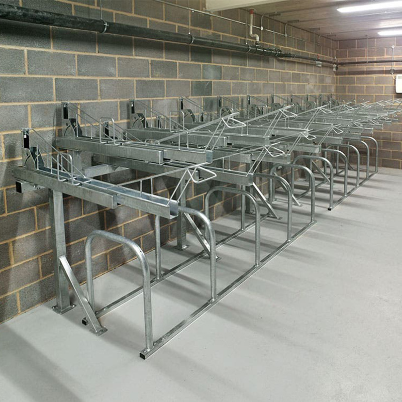 China Bicicletário comercial de nível duplo para venda fabricante