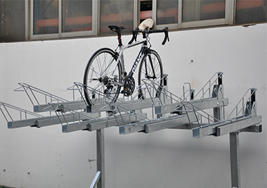 China Two Tier Bike Rack Using in Public Bicycles manufacturer
