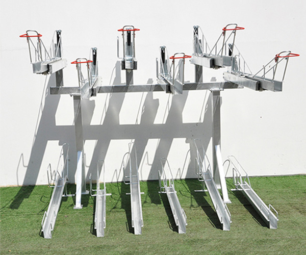 China Dubbele fietsenrekken fabrikant