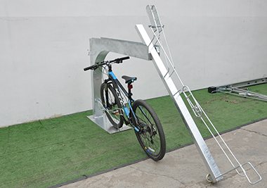 China Suzhou Pioneer voertuig Co, Ltd levert 9000 Two Tier Fietsenrekken tot stad Suzhou fabrikant