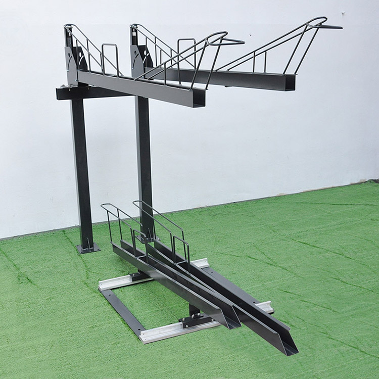 China Bicicletário de dois andares tipo simples fabricante
