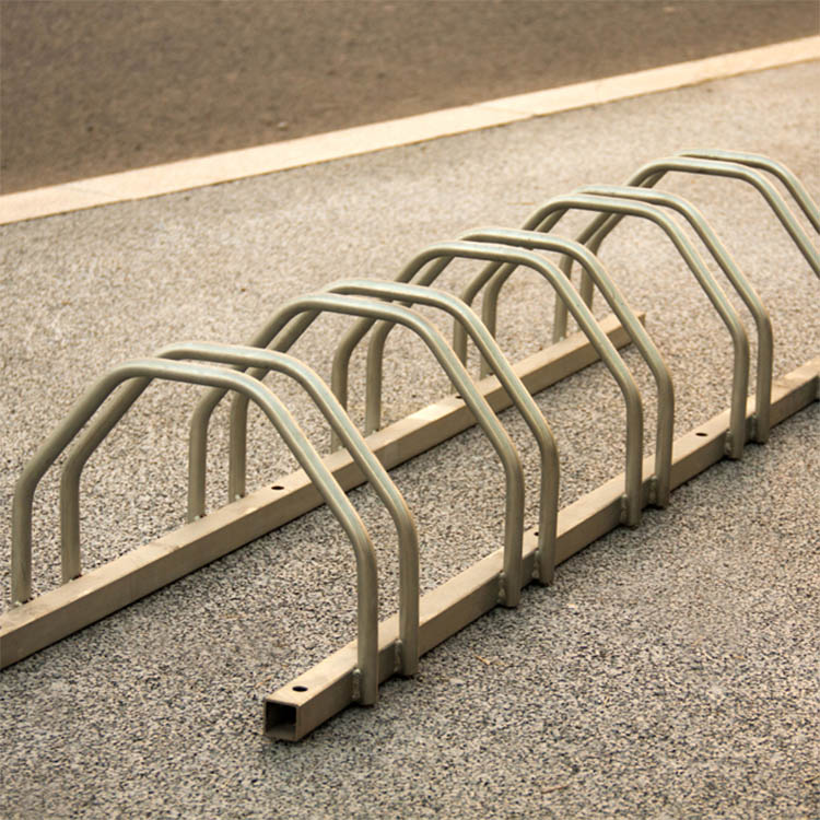 Hot Dip Galvanized Bike Parking Racks for 5 Bikes