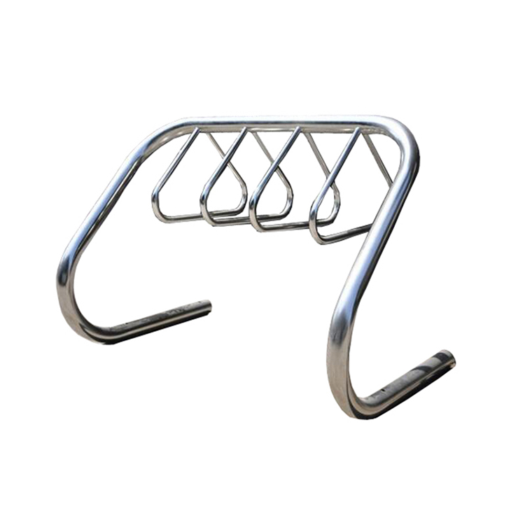 High density powder coated bike rack