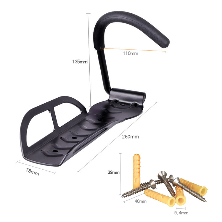 Gancho giratório para montagem na parede, ganchos para loja de bicicletas, para armazenamento, ganchos para garagem