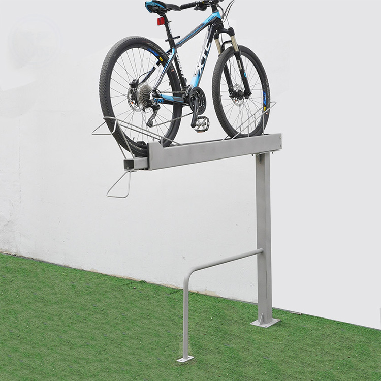 中国 校园自行车自行车停放 MTB 架 2 层自行车展示架支持 制造商 校园自行车自行车停放 MTB 架 2 层自行车展示架支持