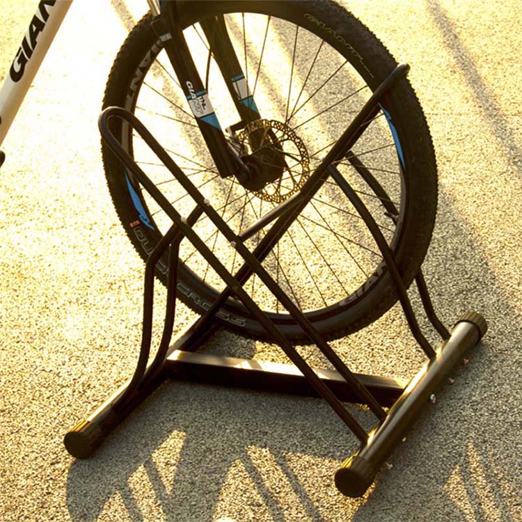Cina Parcheggia 2 biciclette Cavalletto da pavimento per due biciclette produttore