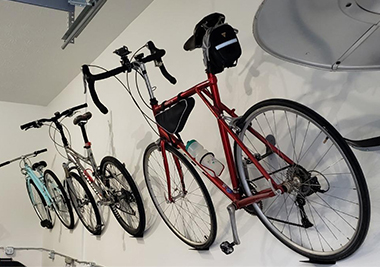 China Maximizing Space with Bike Wall Storage Racks manufacturer