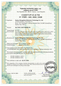CE certificate for high current probe pin