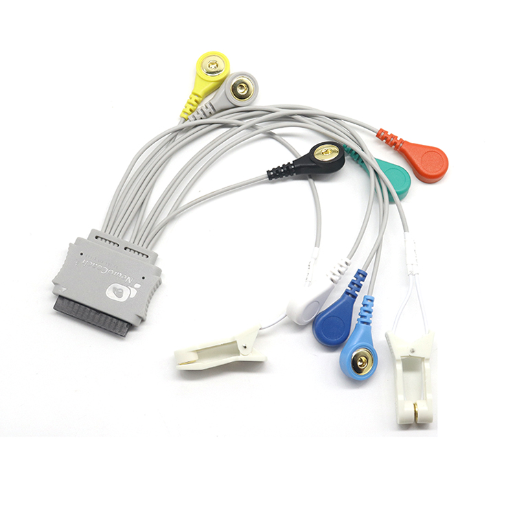 Multi Leads EEG ECG Monitoring Electrode Cable