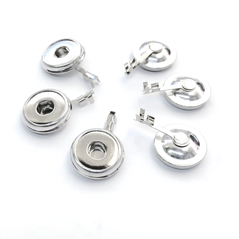 Ni Plated Crimping Terminal 4.0mm ECG Electrode Female Snap Buttons