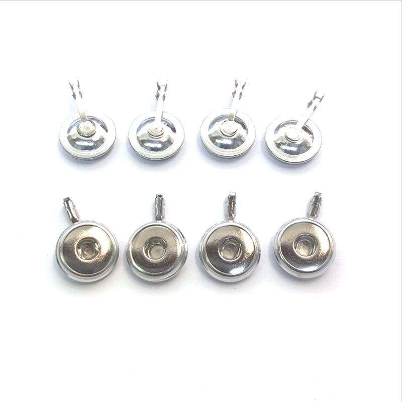 Ni Plated Crimping Terminal 4.0mm ECG Electrode Female Snap Buttons