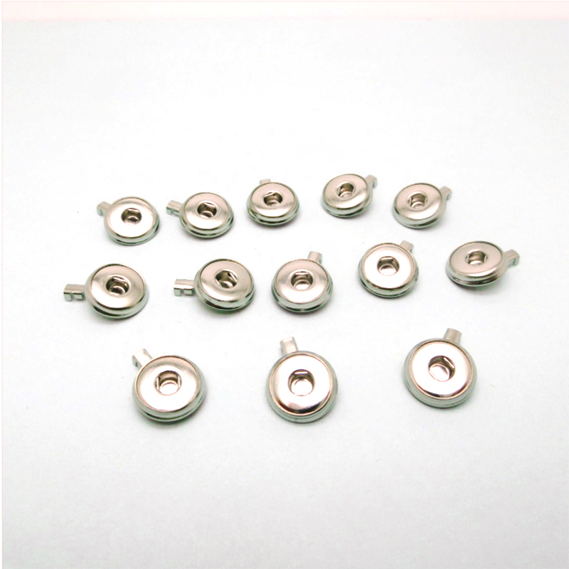 Ni Plated Crimping Terminal 4.0mm ECG Electrode Female Snap Buttons