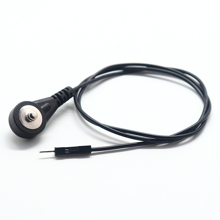 Dostosowane złącze męskie Dupont 2,54 mm do 4,0 mm męskiego kabla zatrzaskowego EKG