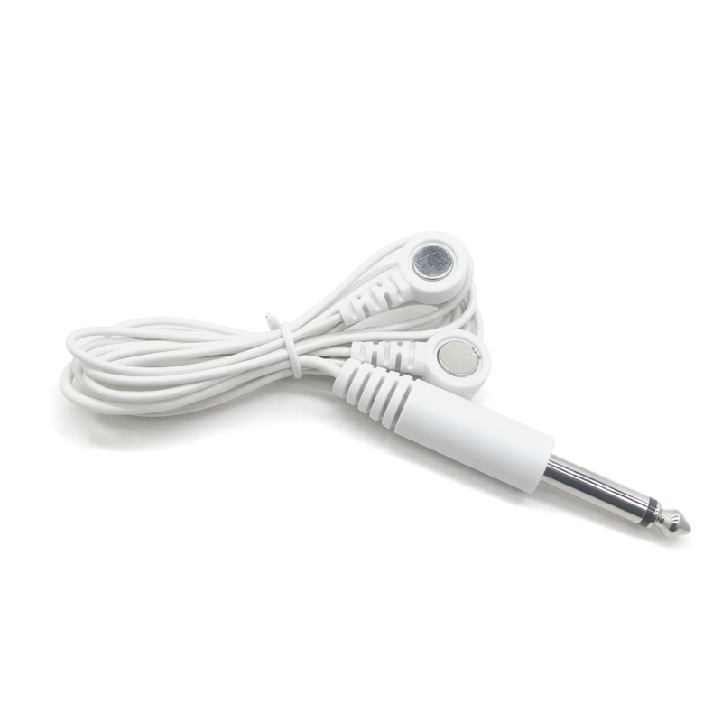 5pin pogo pin to 5 leads ecg emg ekg electrode lead wire cable - COPY - 3v4o2p