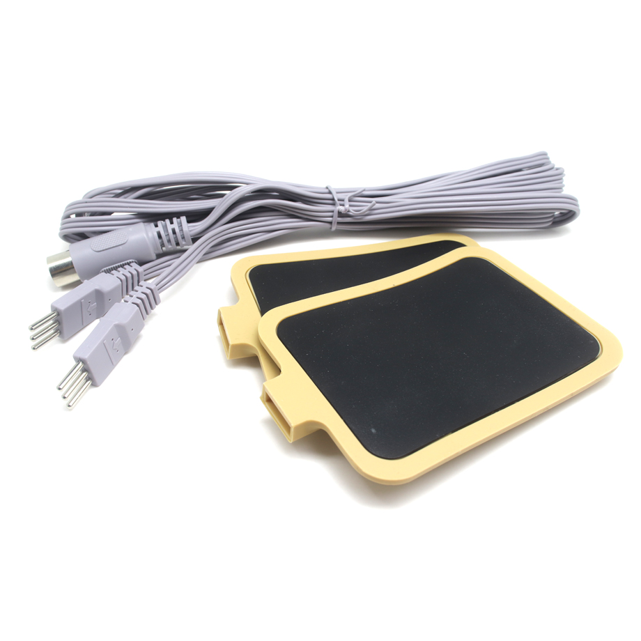 Reusable Silicone Negative Electrode Pads With 2.0mm Electrode Pin and 5 Pin Din Cable