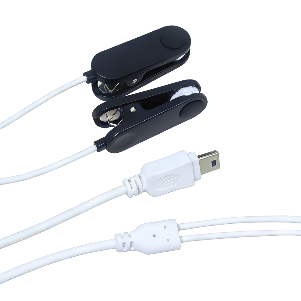 Cina Connettore mini USB personalizzato a 2 clip auricolari nere con schiuma ABS per cavo per fisioterapia | Fornitore di cavi ISO13485 produttore