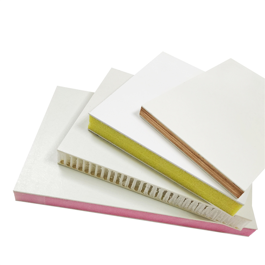 Easy Installing 4x8 4x10 White Black Colored Insulated Smooth Exterior Decorative FRP Wall Panels