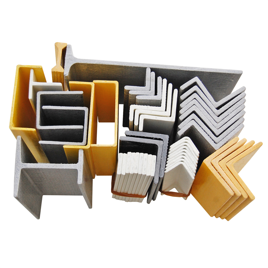 Various Shapes Pultruded Profiles Glass Fiber Reinforced Polyester GRP Pultrusion