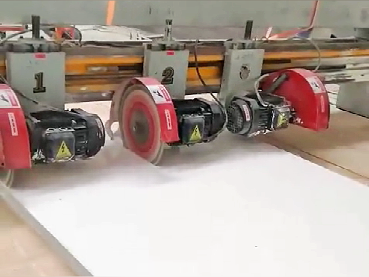 Slitting and Engraving Processing GRP FRP Sandwich Composite Panels