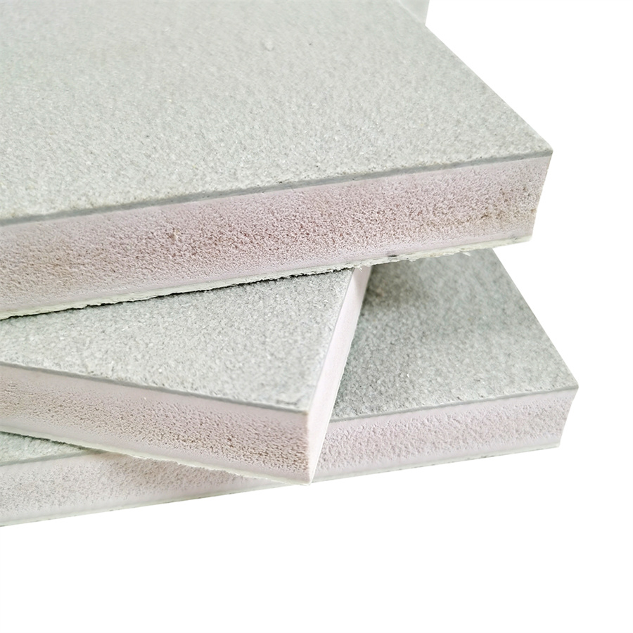 ساندویچ پانل فوم پی وی سی پی وی سی تقویت شده با فایبرگلاس با ماسه برای تخته سنگ نوردی