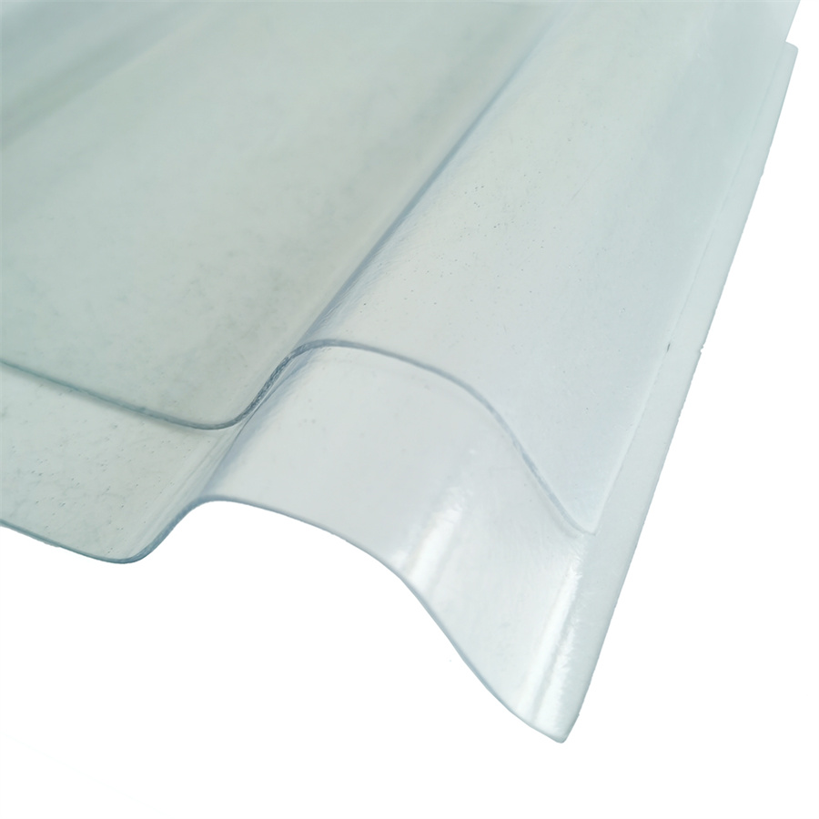 China Corrugated Skylight GRP FRP Transparent Fiber Sheet For Roof