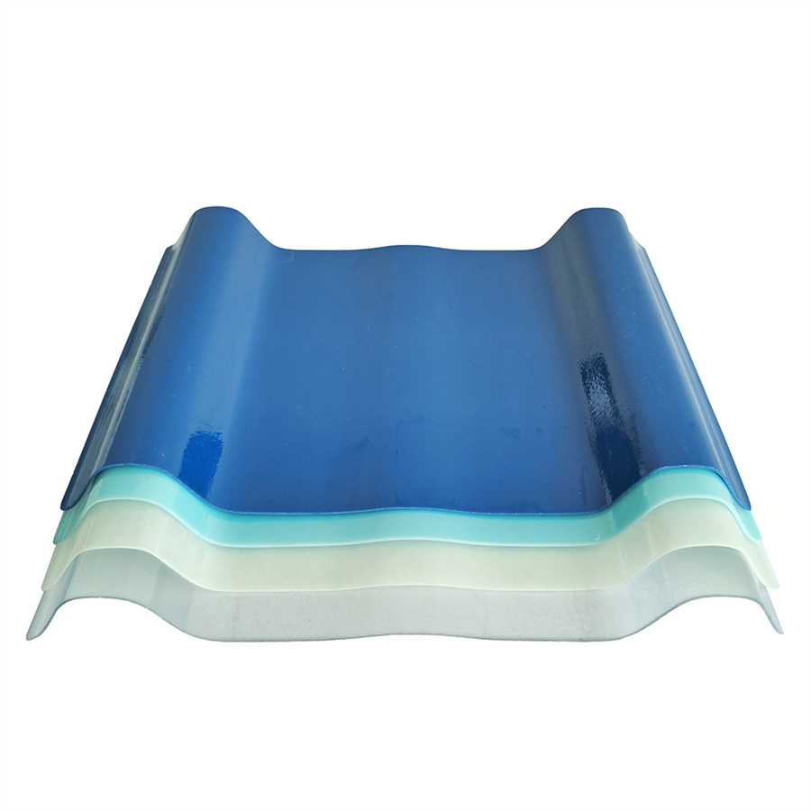 Korrosionsbeständige, undurchsichtige und lichtdurchlässige, gewellte GFK-FRP-Fiberglas-Dachplatten