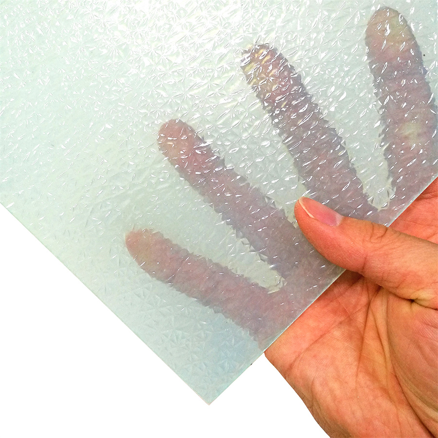 Pebbled Textured and Smooth Flat Translucent Fiberglass Sheets For Building Decoration