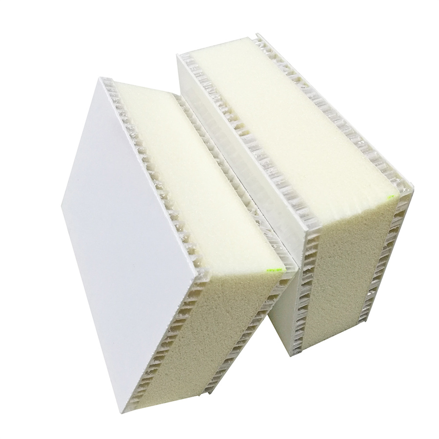Insulated Fiberglass Reinforced Plastic FRP Faced PU Foam PP Honeycomb Multi-layers Composite Panels